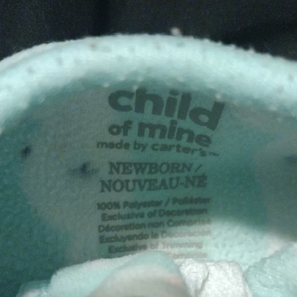 Child of Mine Blue and White Footies One Piece​​ - Picture 4 of 4